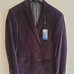 Ryan Seacrest Purple Velvet Blazer